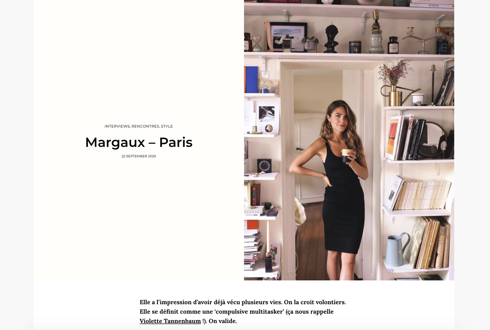 Margaux de fouchier Louloulove Interview (c)Alix de Beer